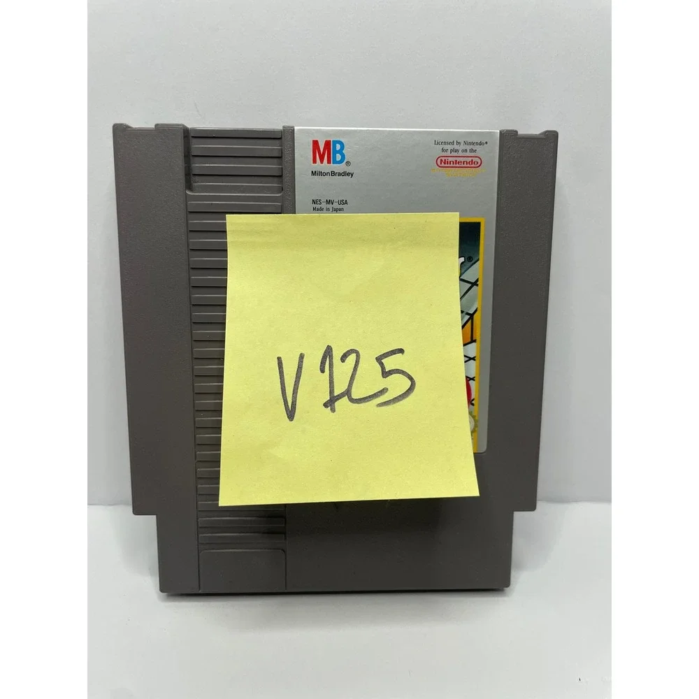 Marble Madness Nintendo NES Milton Bradley Video Game Cartridge NES-MV-USA